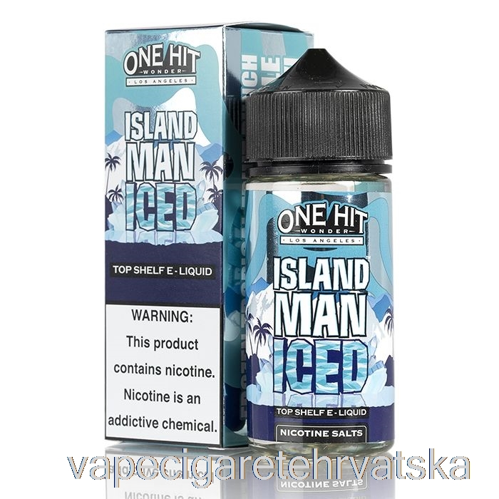 Vape Cigarete Island Man Iced - One Hit Wonder E-tekućina - 100ml 3mg